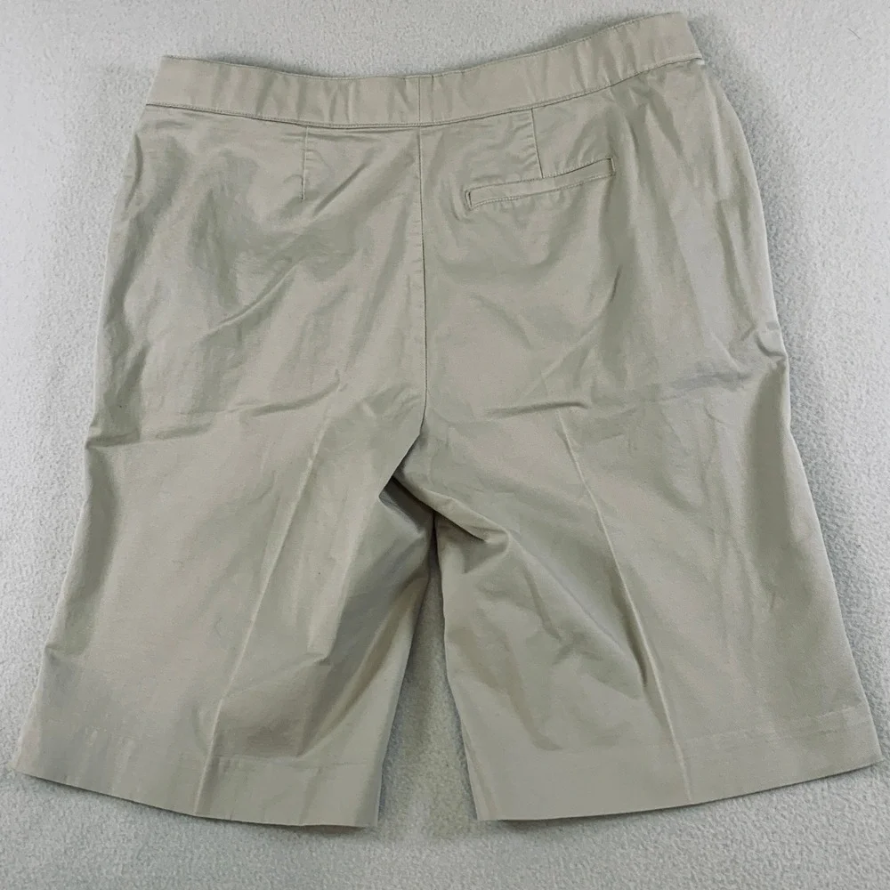 Coldwater Creek Women's 14 Khaki Stretch Bermuda Shorts‎ 12